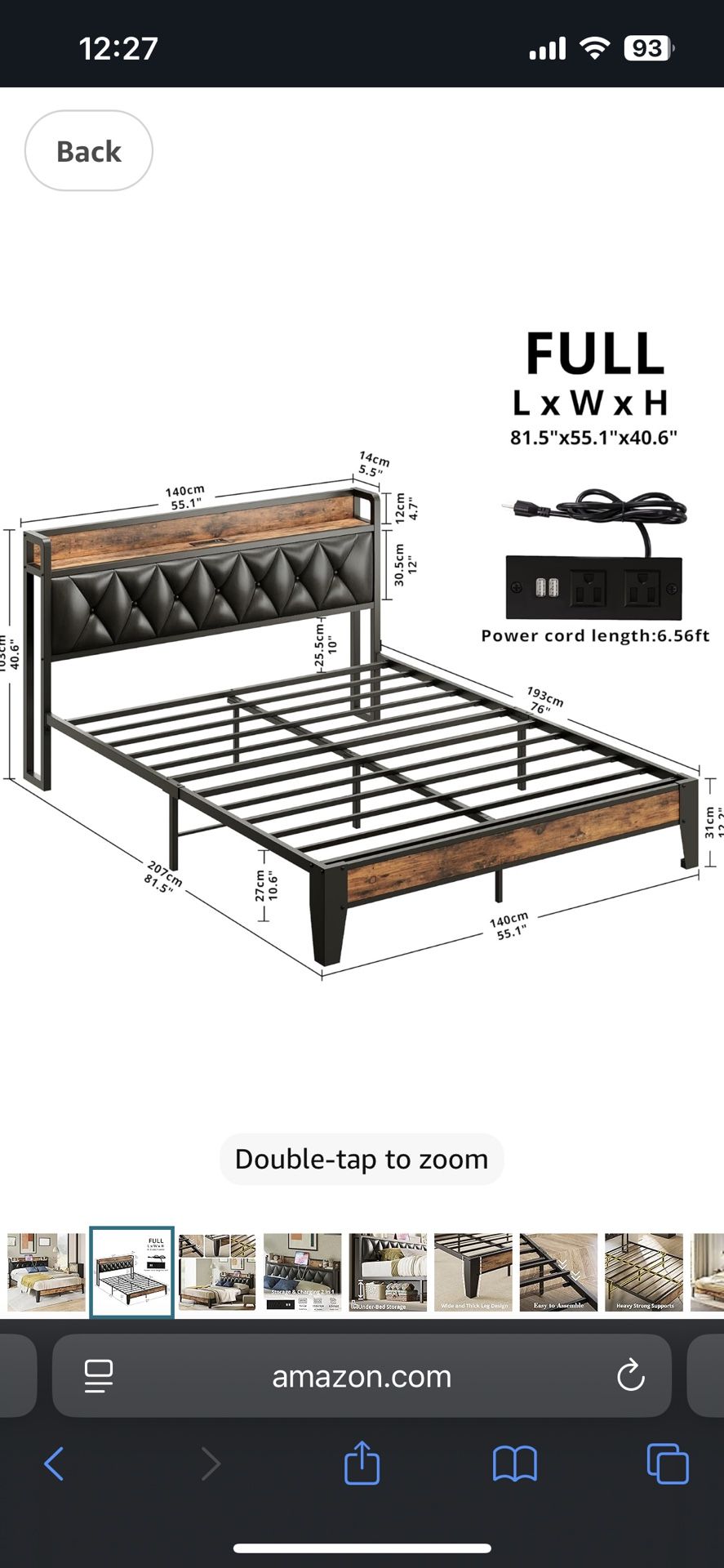 Bed frame And TV stand