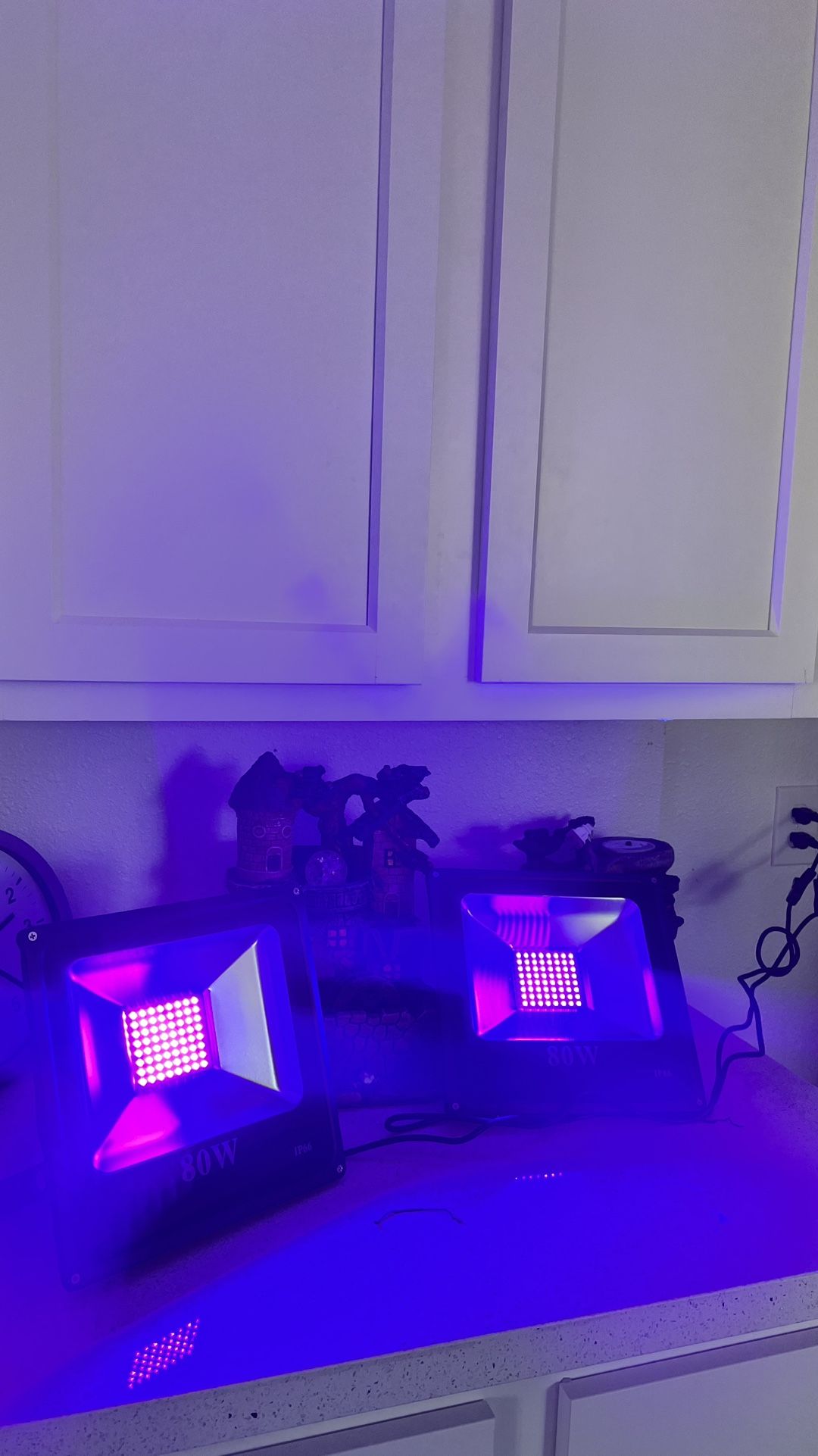 Pair Of Dj Black led Lights 