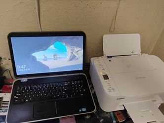   Dell Lap Top And Printer