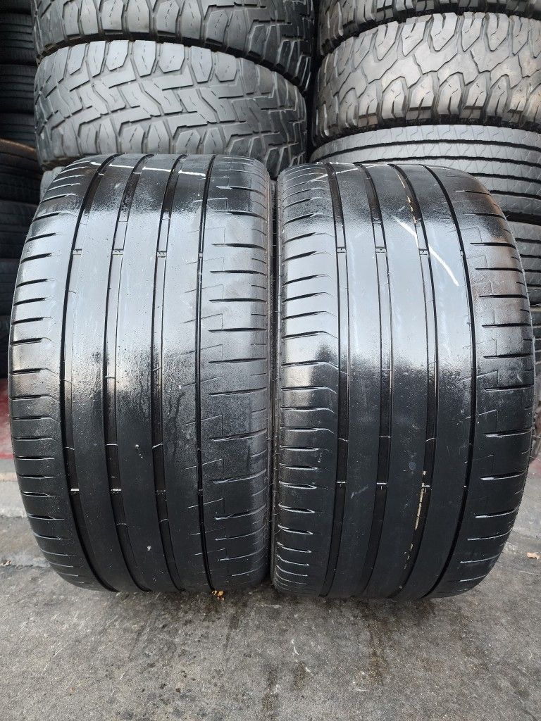 2 USED TIRES PIRELLI 315/30/23