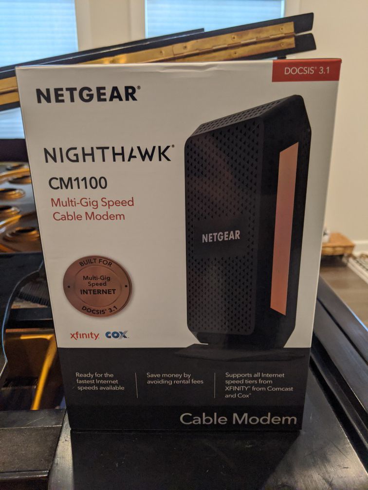 Netgear Cable Modem CM1100 Nighthawk Multi Gig Speed
