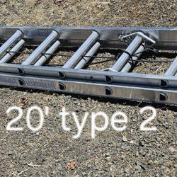 20' Werner aluminum ladder-type 2(225#)