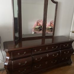 Drawer Dark Brown With Mirror