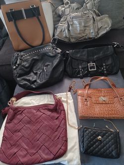 7 Piece Handbags & Crossbody Wallet 