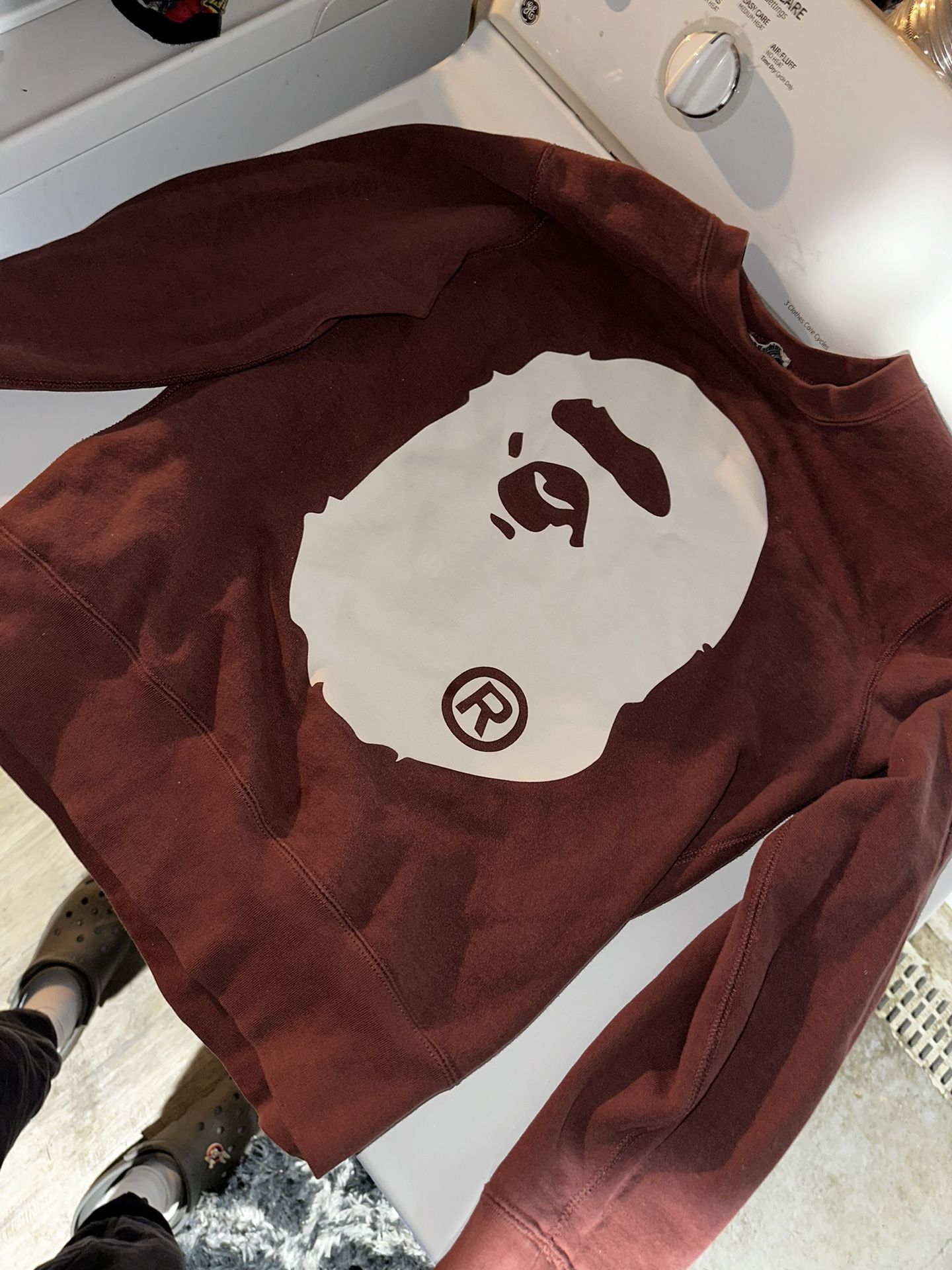 BAPE Sweatshirt Burgundy