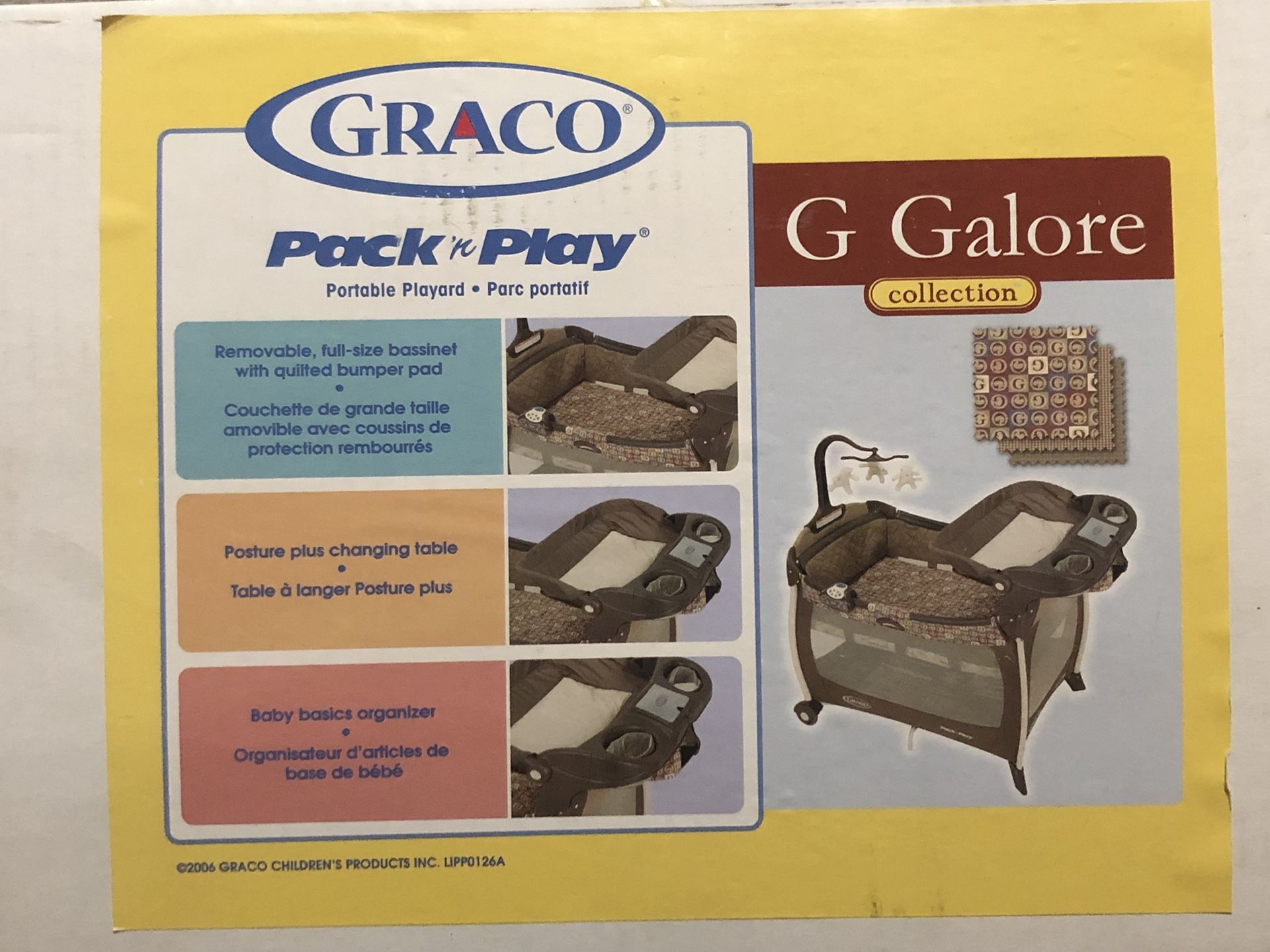 Graco G Galore Pack n Play portable playard playpen