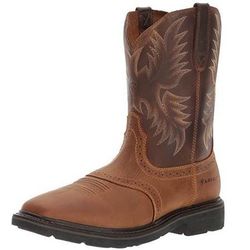 NEW SZ 8.5 Or 10 Or 10.5 Or 12 Or 13 Or 14 Ariat Men Sierra Wide Square Toe Work Boot Soft Toe Synthetic sole