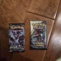 Pokemon Ultra Prism And Shining Legends Booster Pack