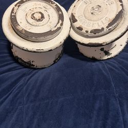 30 Lb Old School Dumbells