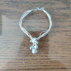 Sterling Silver Fashion Bracelet For Women 8 Inches 