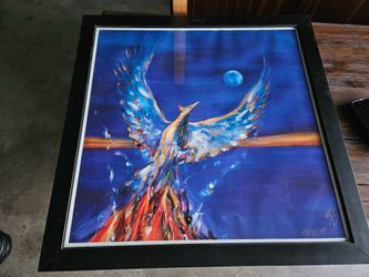 Phoenix Rising Print Framed
