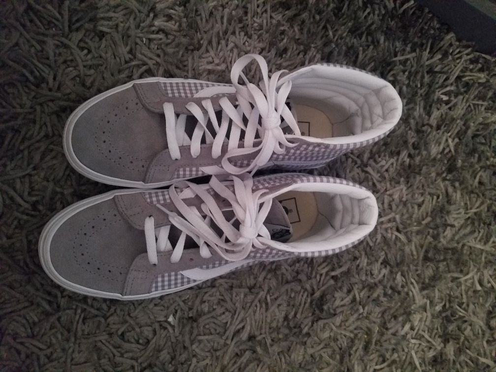 7.5 grey vans womans New if up there available