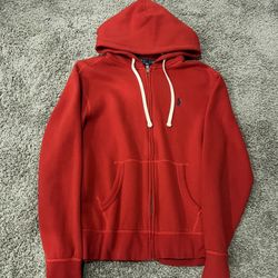 Red Polo Ralph Lauren Hoodie