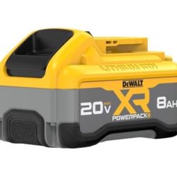 New DEWALT DCB2108 20V MAX XR POWERPACK 8.0Ah Battery 