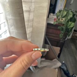 Green Vintage Ring Size 8