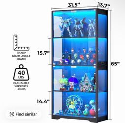 BROTTAR Display Cabinet with glass doors