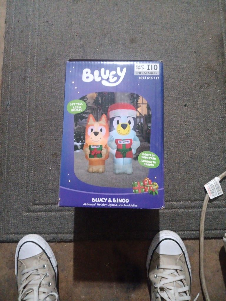 Bluey And Bingo 5 Foot Tall Airblown