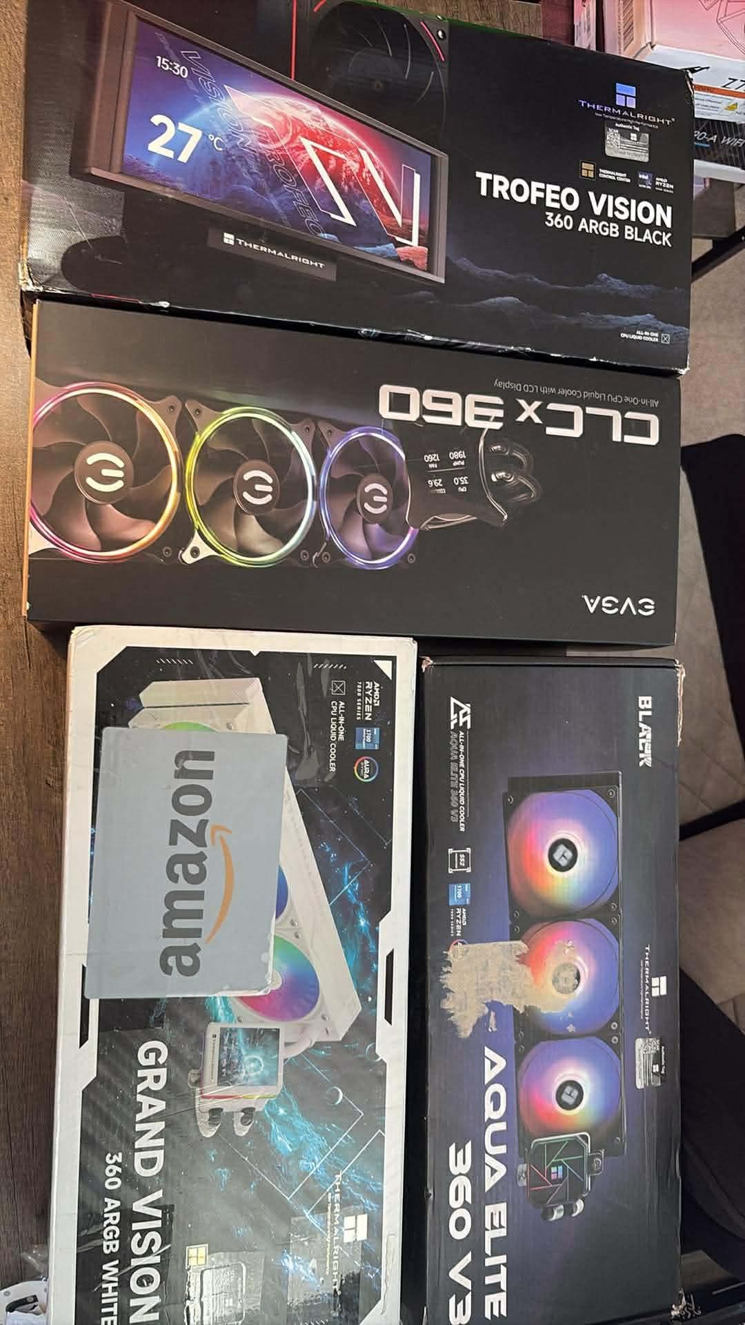 CPU Liquid Coolers – Many Models Available (120mm / 360mm)