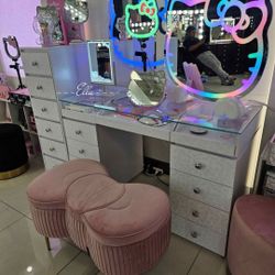 Makeup Vanity Bench