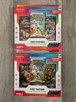 Pokemon TCG First Partner Illustration Collection Series 2. 2 boxes.