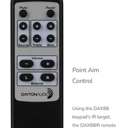 8-Source 8-zone distributed audio matrix amplifier