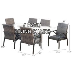 SunVilla Cobalt 6-Piece Outdoor Patio Dining Chairs
ADO #:CST-10328
New – in a Box.Price is Firm.