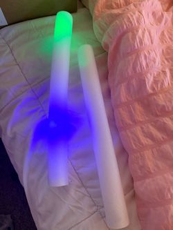 LED Foam Glow Sticks Set of 2