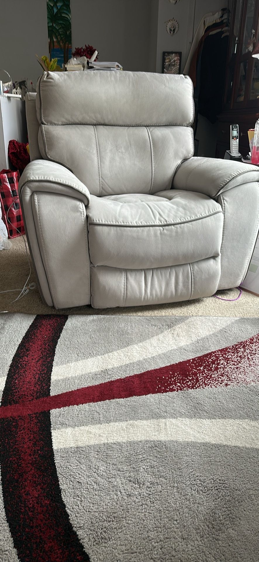 Hardly Used Couch And Electric Recliner