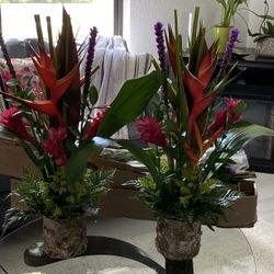 Tropical Arrangements (real flowers)