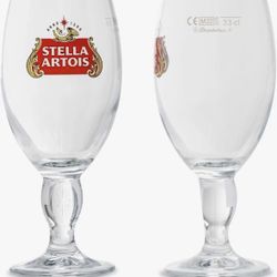 4 Stella Artois Chalice Glass