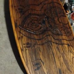 Etched Deer Head Table