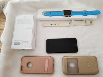 iPhone 6 32g +apple watch 38 serie 1 all perfect.