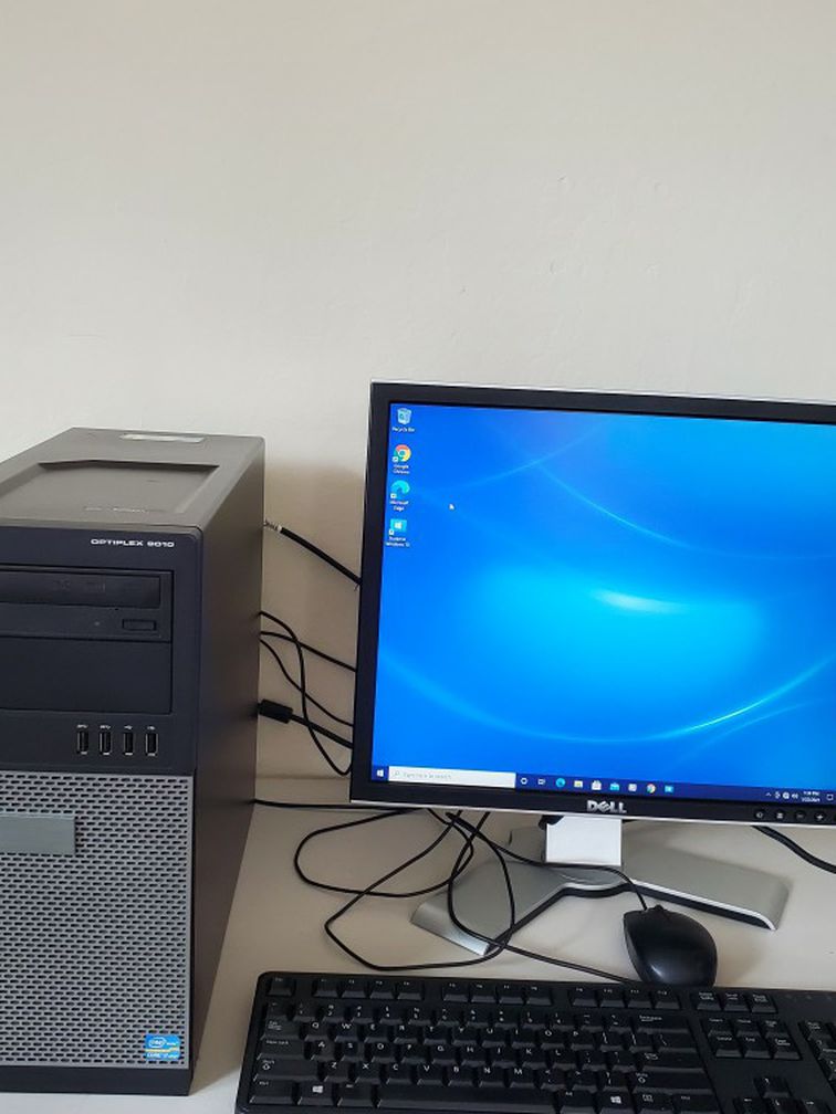 Optiplex 9010 Desktop With Dell 1907FP 19" Monitor