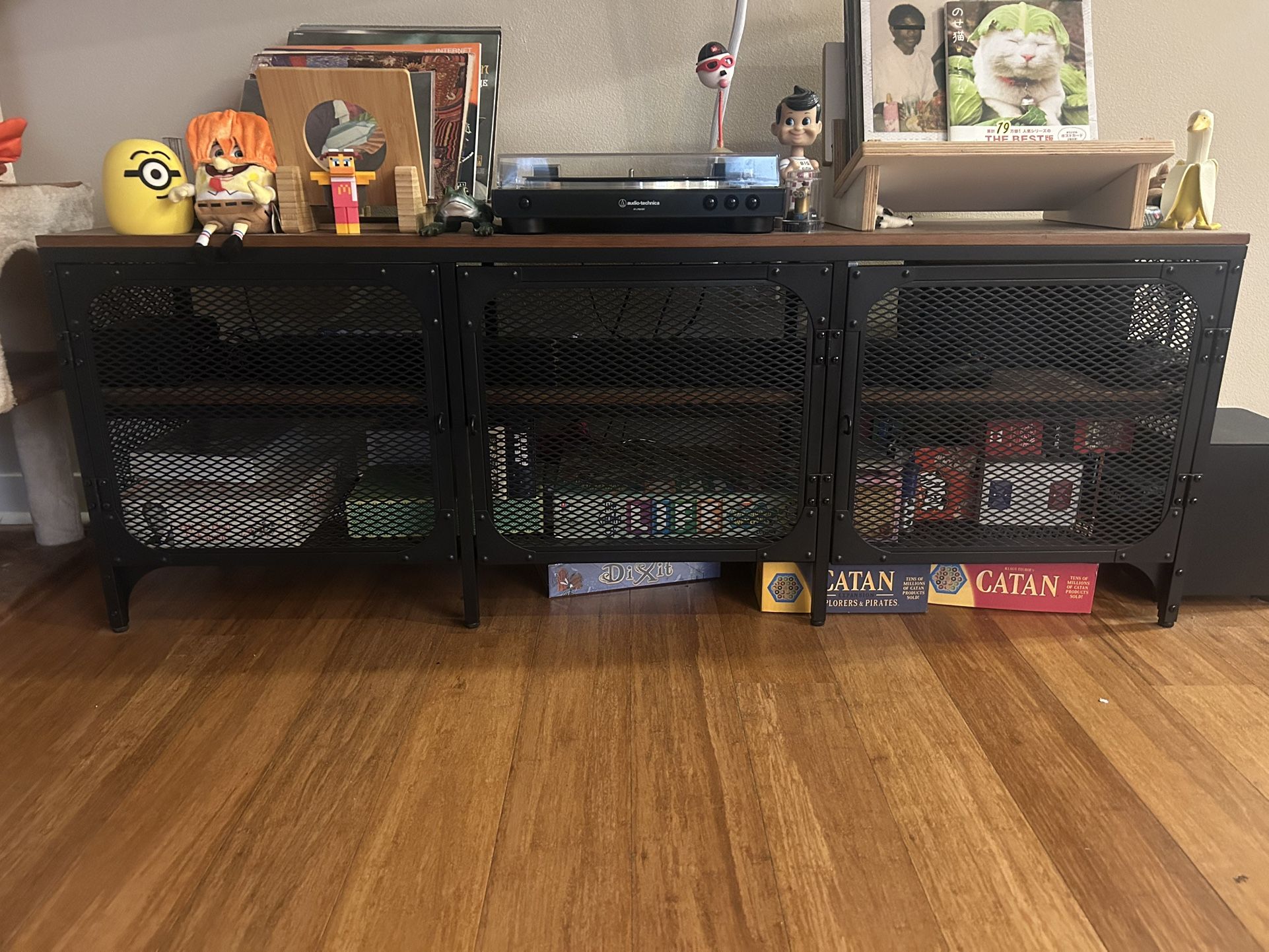 Media Console and shelf