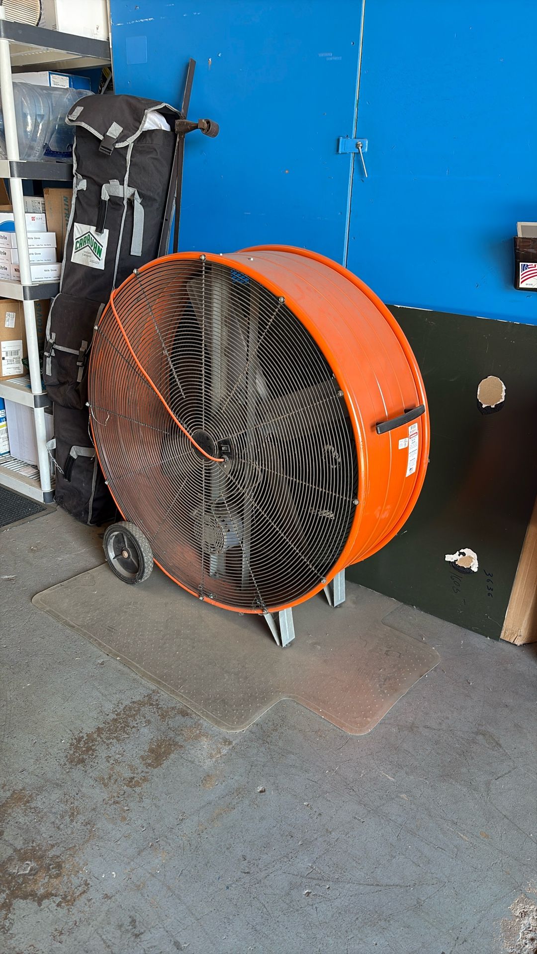 Commercial electric 42 inch heavy duty drum fan