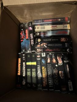Various VHS Tapes Mainly Horror 