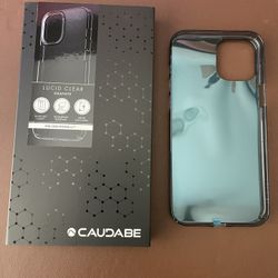 iPhone 12 Pro Max Protective Case - Clear Graphite