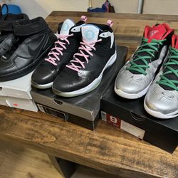 New Jordan Melo M8 Advance, Jordan Fly Wade And Nike Air Force 90 Shoes. 