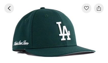 Limited Rare like NEW   size 7 3/4 Aime Leon Dore ALD / New Era Dodgers Hat Green LA Los Angeles
