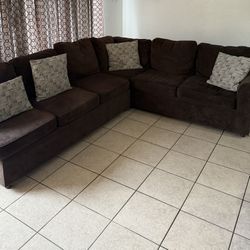 Brown Sectional 
