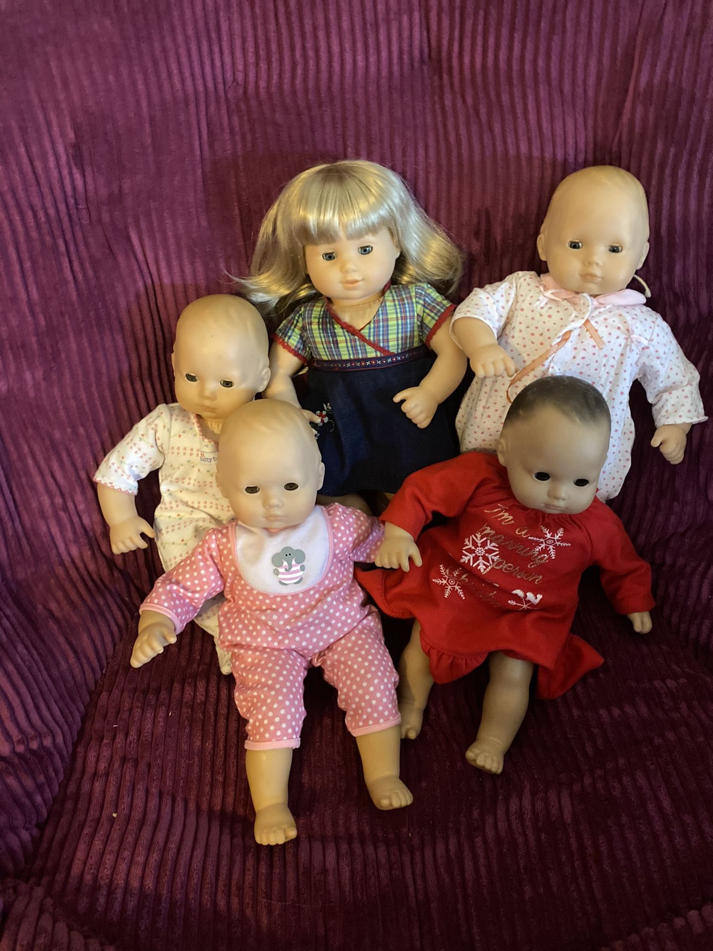 5 American girl beanie baby bundle