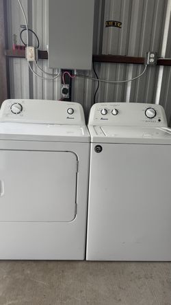 Amana washer and dryer set
