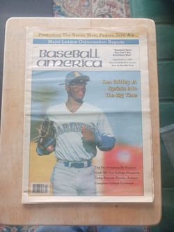 4 Issues of Baseball America Rookies A-Rod, Jeter, Griffey Jr