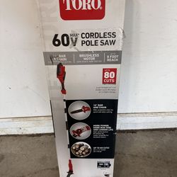 Toro Flex-Force 60-volt Max 10-in 2 Ah Battery Pole Saw (Battery and Charger Included)