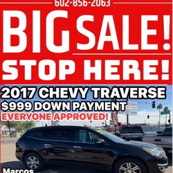 2017 Chevy Traverse Lt