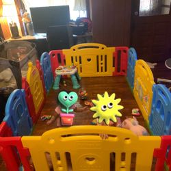 DWINGULER Castle Playpen - RAINBOW