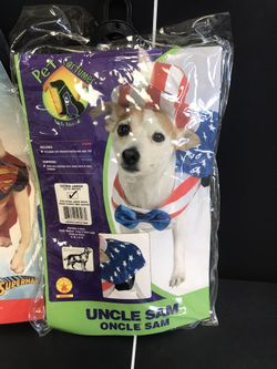Uncle Sam Dog Costume - size Extra Large