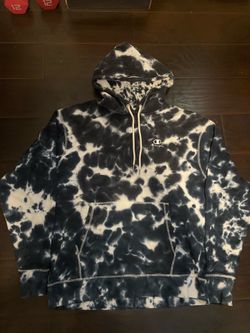 Champion Blue Tie Dye Hoodie