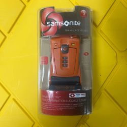 NEW Samsonite Travel Sentry 3 Dial Combination Luggage Strap
