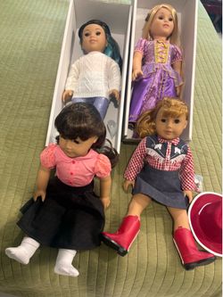 4 American Girl Dolls $300
